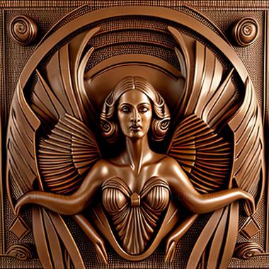 3D model art deco (STL)